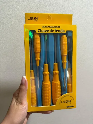 Kit Chave De Fenda E Chave Philips 6pcs Uso Geral Parafuso