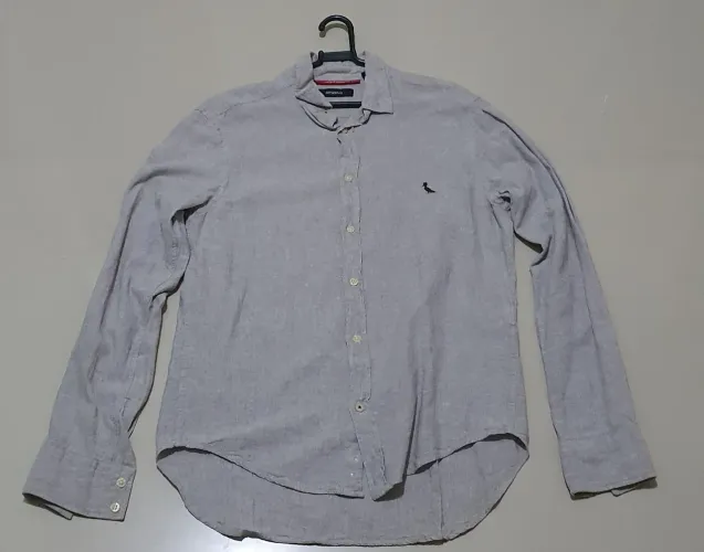 camiseta Reserva Cinza manga comprida