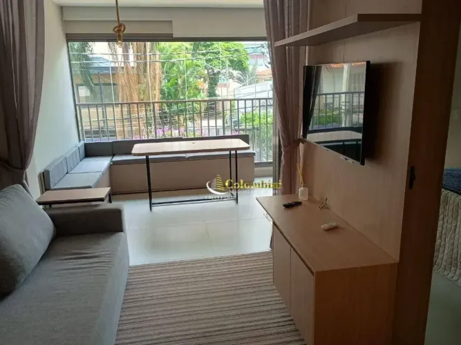 Apartamento Novo Mobiliado com 1 dormitório para alugar, 44 m² por R$ 7.751/mês - Paraíso 