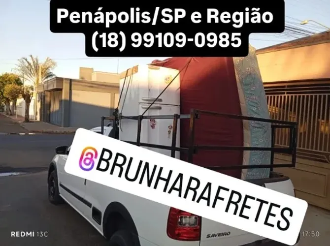 Faço Frete Penápolis/SP e Região
