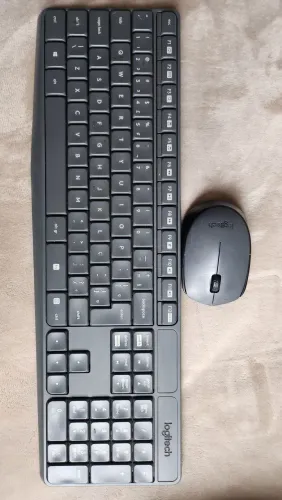Teclado e Mouse Logitech
