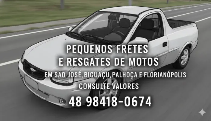 Pequenos fretes e resgate de motos