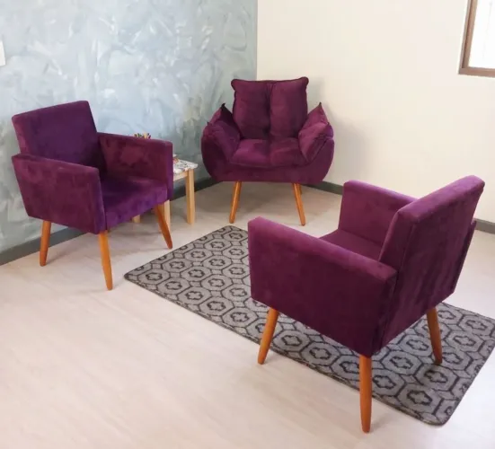 Vendo conjunto de 3 poltronas