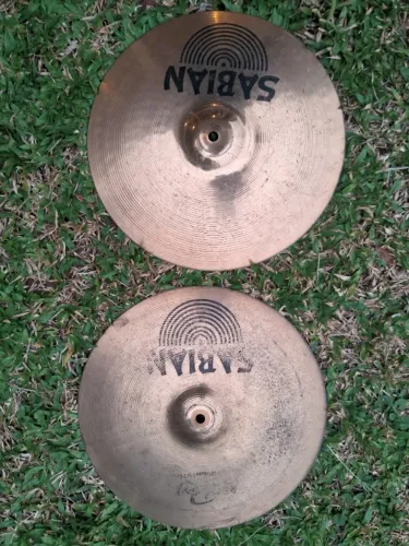 Prato Médio Sabian B8 Pro Medium Hit Hat De 14 Polegadas (Usado)