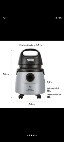 aspirador de po eletrolux