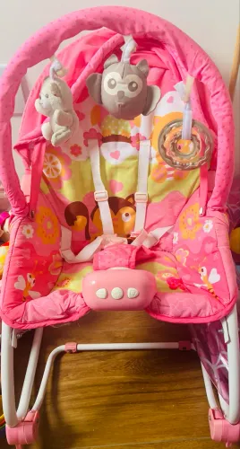 CADEIRA DE BALANÇO BOUNCER SUNSHINE BABY ROSA