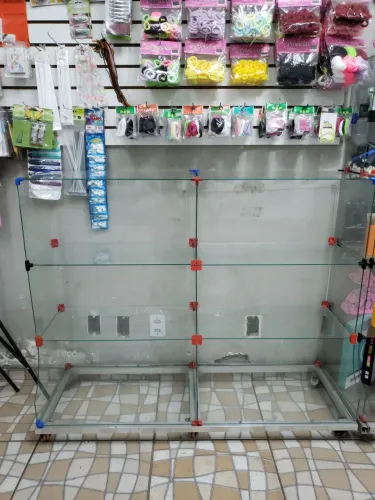 Balcão Vitrine Vidro Temperado