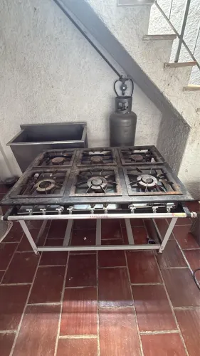 Fogão 6 bocas de 40cm novo