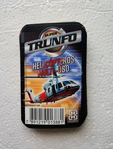 Super Trunfo - Helicópteros Multi-Uso - Jogo de Cartas Grow