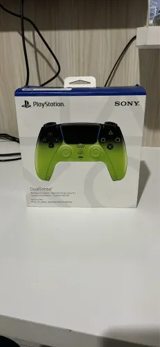 Controle Ps5 sem fio Dualsense Remix Green