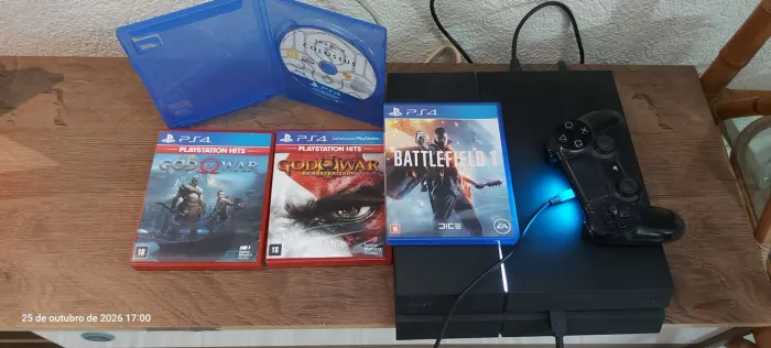 Playstation 4 com jogos