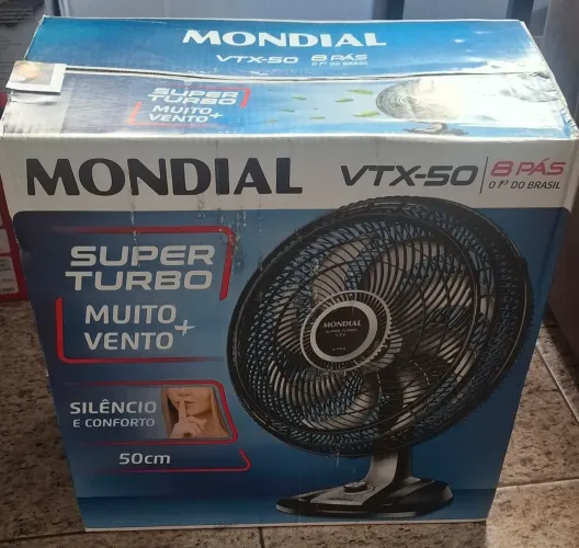 Ventilador Mondial na caixa 8 Pás