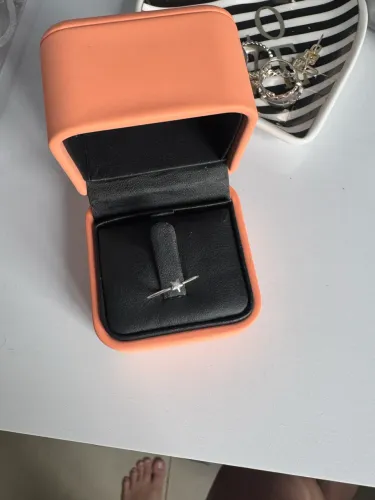 ANEL PRATA - tamanho 14