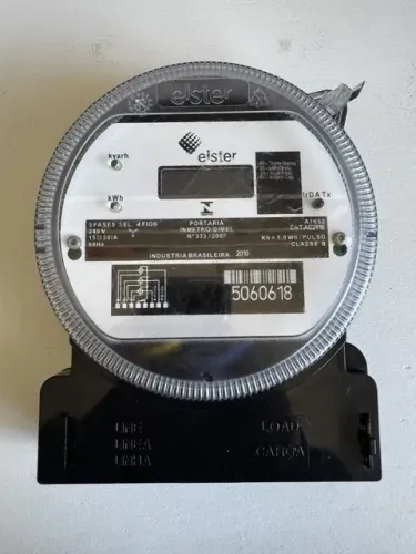 ELSTER Medidor Energia - modelo A1052 120 A 3 Fases 3 Elemen.4 Fios 240v