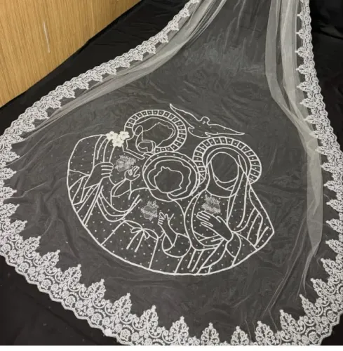 Véu de noiva personalizado