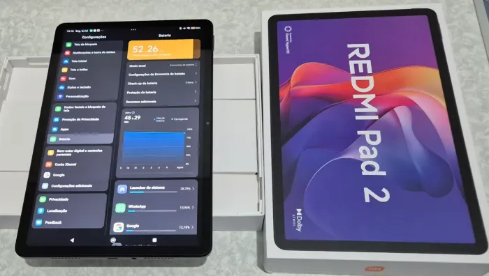 Redmi Pad 2 - 8GB/256GB - Cinza (Novo)