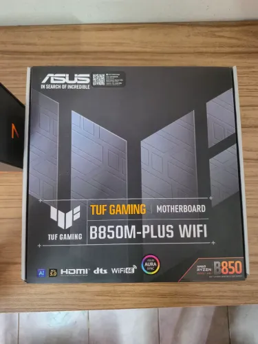 Placa Mãe ASUS TUF GAMING B850M-PLUS WIFI - AM5 DDR5 - NOVA