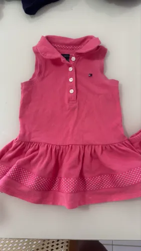 Vestido Tommy Hilfiger infantil 12M