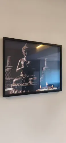 Quadro Buda luxo triplo
