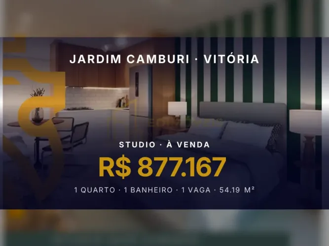 Seu Novo Lar: Studio em Jardim Camburi, Perto da Praia de Camburi
