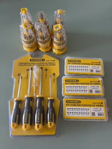 KIT COMPLETO BOMVINK - FERRAMENTAS + PRECISÃO + FUSÍVEIS