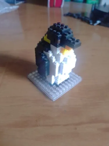 Pinguim de blocos de montar