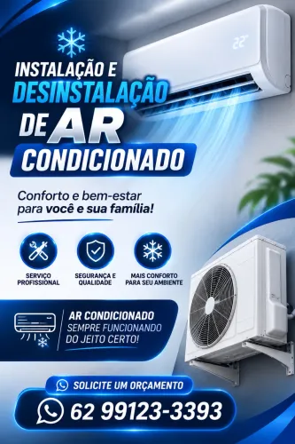 INSTALAÇÃO DE AR CONDICIONADO