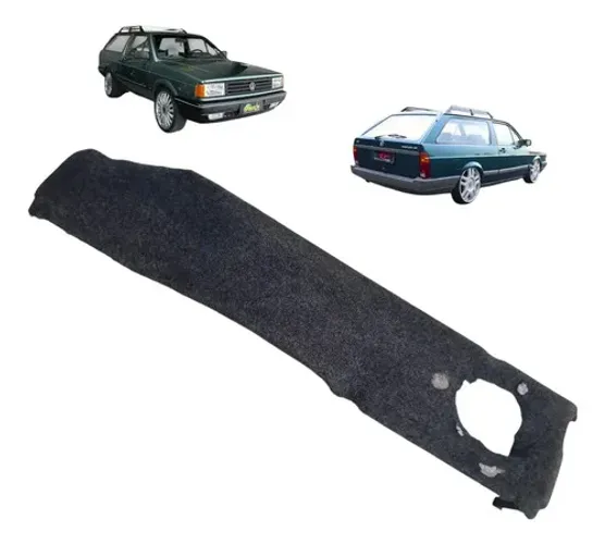 Suporte Tampao Bagagito Esquerdo Vw Parati Gol Gl 1982 1995 Preto