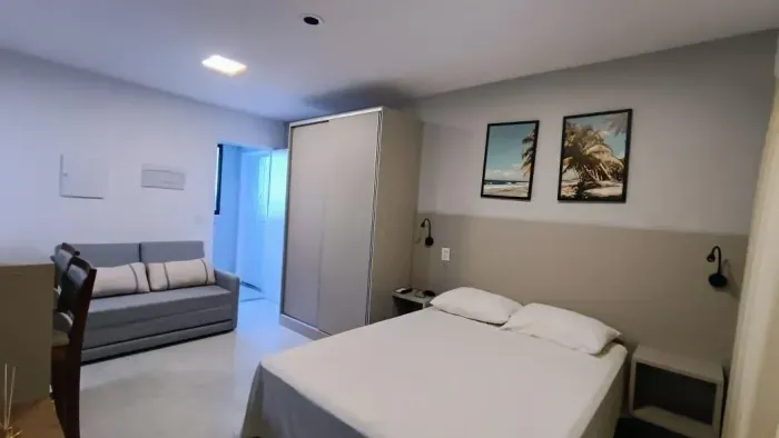 Studio Mobiliado em Boa Viagem - Lazer de Resort e Conforto Total
