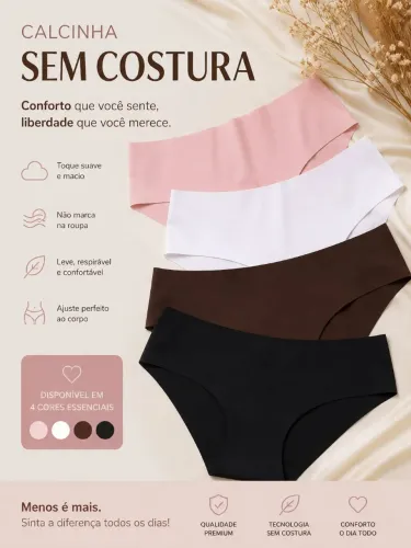 Calcinha sem costura