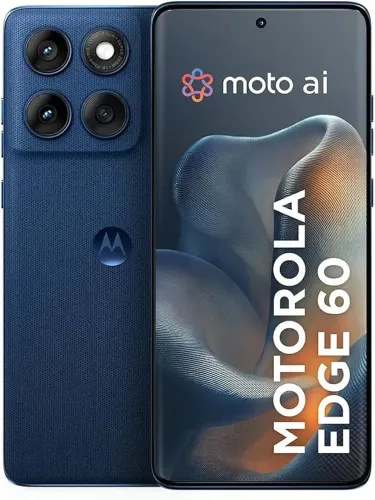 Motorola Edge 60 12GB RAM/512GB Tela pOled 6.7" - Azul Marinho+ Capas