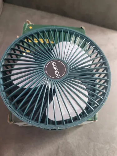 Ventilador portátil de mesa carrega usb