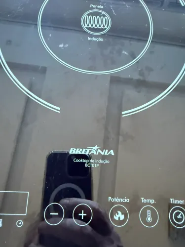 COCKTOP DE INDUÇÃO DE 1 BOCA 220 volts