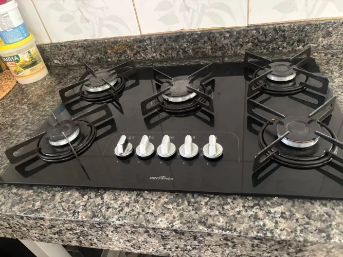 Fogão comprado recentemente 