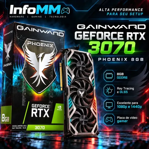 Placa de vídeo rtx 3070 triple fan gainward