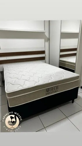 Cama box Casal Ortobom - Carvalho Móveis