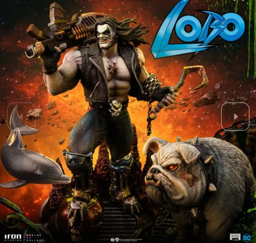 Lobo Unleahed Iron Studios