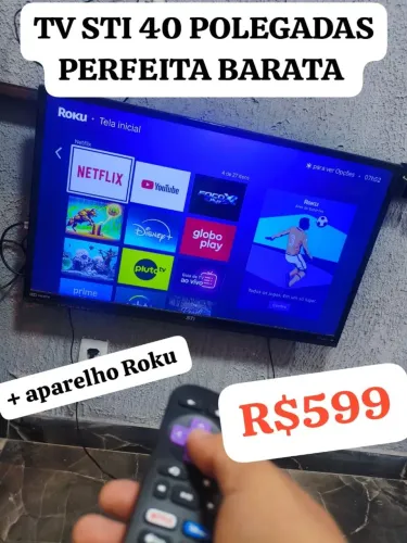 TV STI 40 POLEGADAS PERFEITA BARATA R$599.