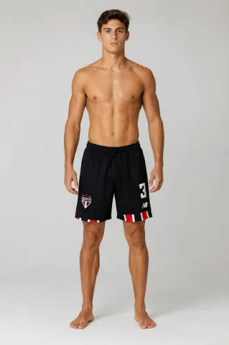 Short São Paulo New Balance 2024/2025 Jogo Futebol 