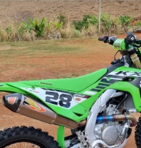 Pro circuit TITÂNIO, escape completo, KX250 24/26