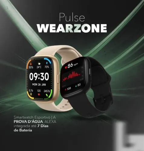 Relógio wearzone pulse original preto