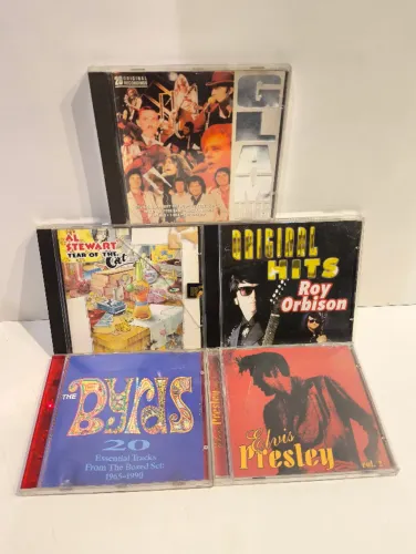 Cds Originais - Clássicos Do Rock E Pop (Elvis, The Byrds e Mais)