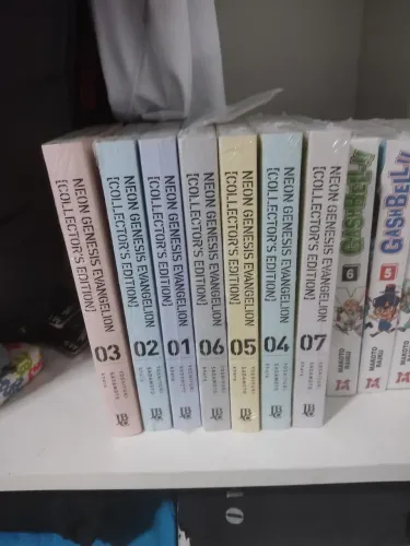 Coleção completa de Neon Genesis Evangelion em edição de colecionado