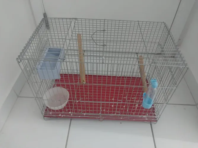 Gaiola para periquito ou calopsita