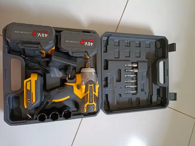 Chave de impacto 480Nm 2 baterias 48v
