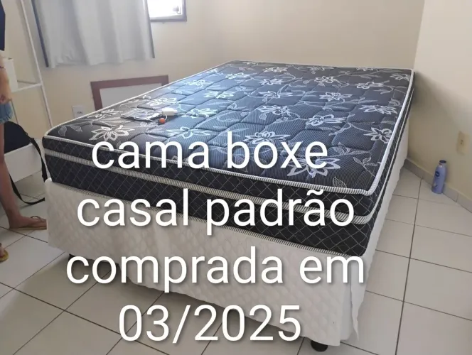 Cama Boxe padrão casal comprada em 3/2023 com saiote