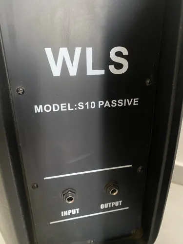 PAR DE CAIXAS WLS 10 POLEGAS, PASSIVAS 