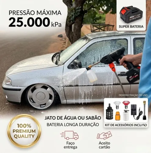 Kit Lava Jato Portátil 48v