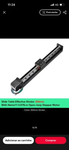 Guia linear nema 11
