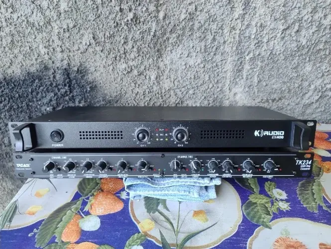 amplificador e crossover